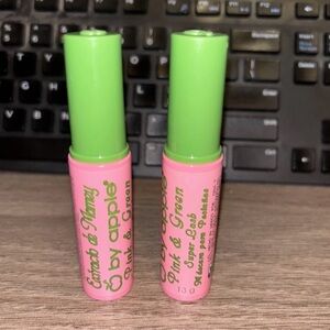 Pink & Green Super Lash By Apple Mascara Mamey Extract 2 pieces